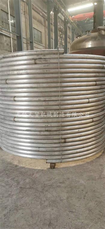 内盘管安装时的布局